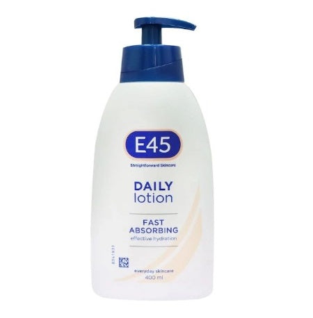 E45 - 英國 日常保濕嫩膚身體乳 400ml 適用濕疹、乾燥敏感 (原箱6枝)(零售價﹕$179/枝)